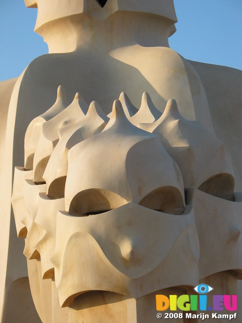 20947 Chimneys on La Pedrera